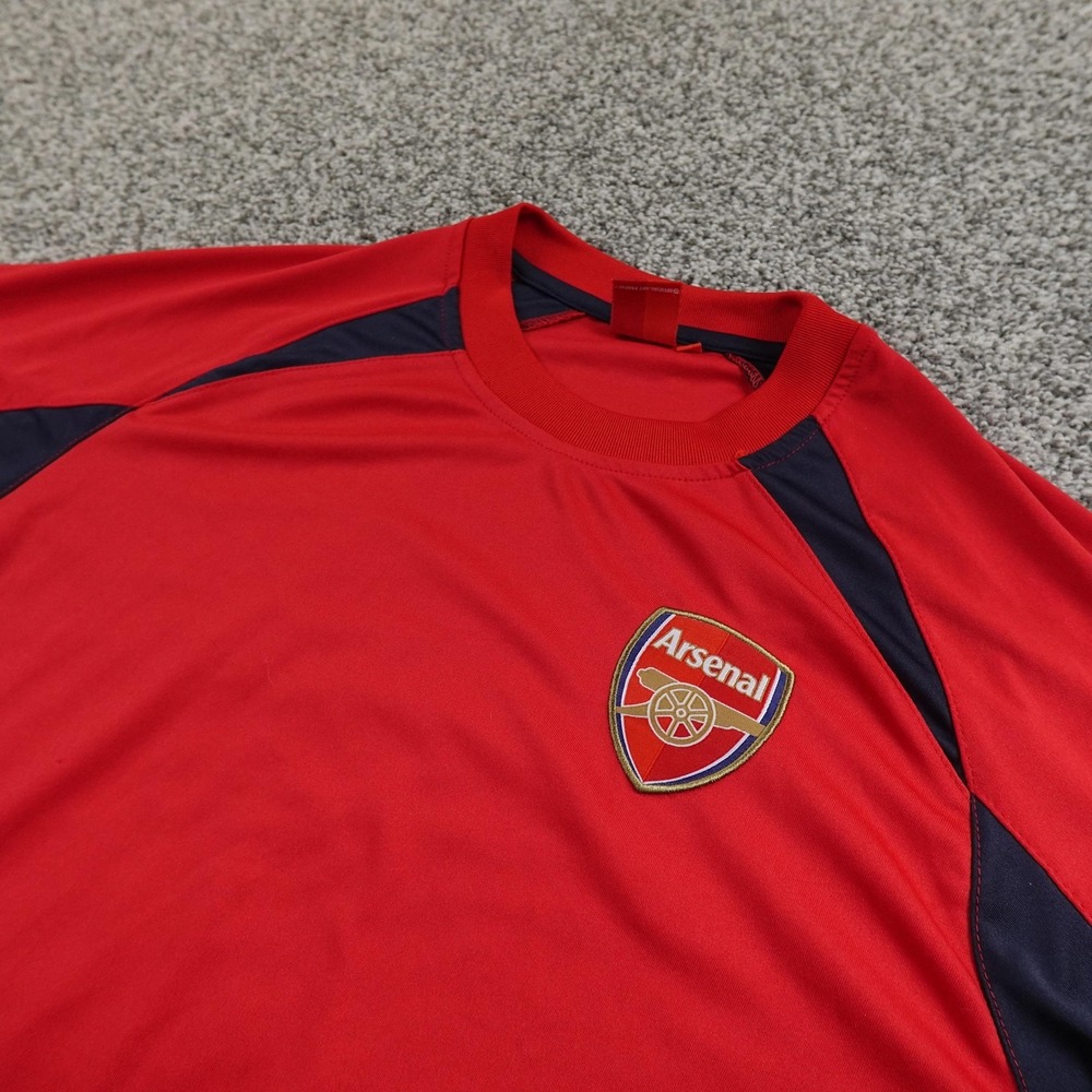 Highbury Arsenal Shirt Mens M Red Short Sleeve Soccer Futbol Football Jersey Tee